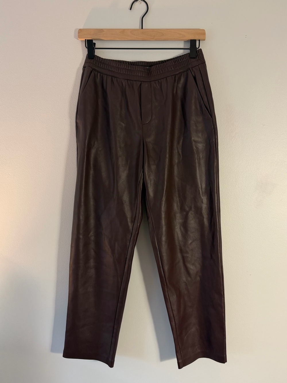 Banana Republic Brown Faux Leather pants